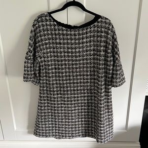 St. John Couture sparkle tweed dress
